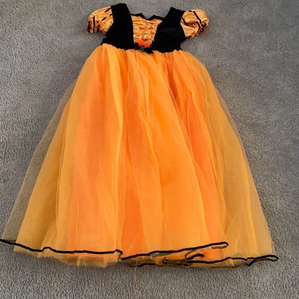 Kids Witch Dress Halloween Costume Size L (10-12) *Dress Only